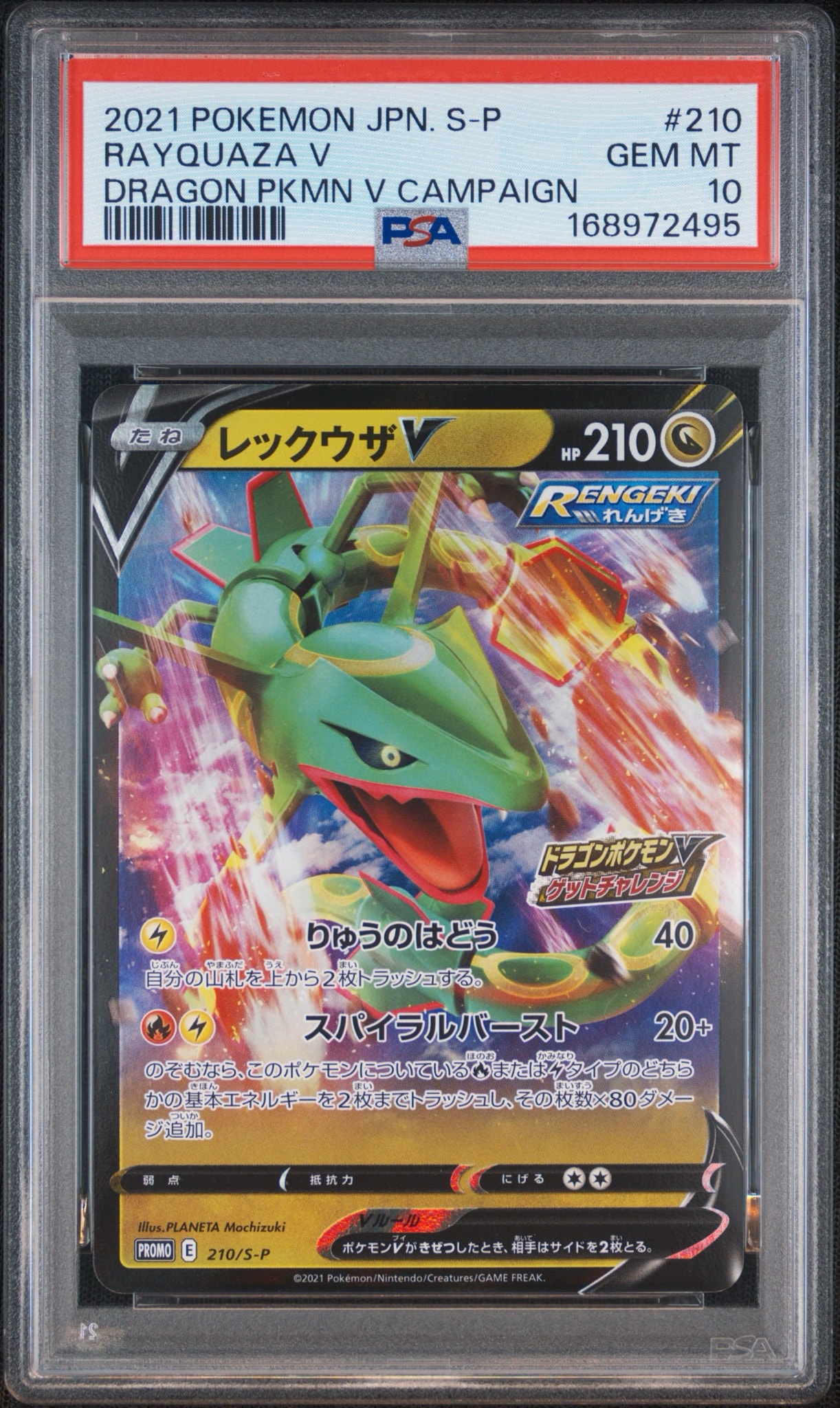 Rayquaza V : PROMO P [S-P 210](S-P Promotional cards)