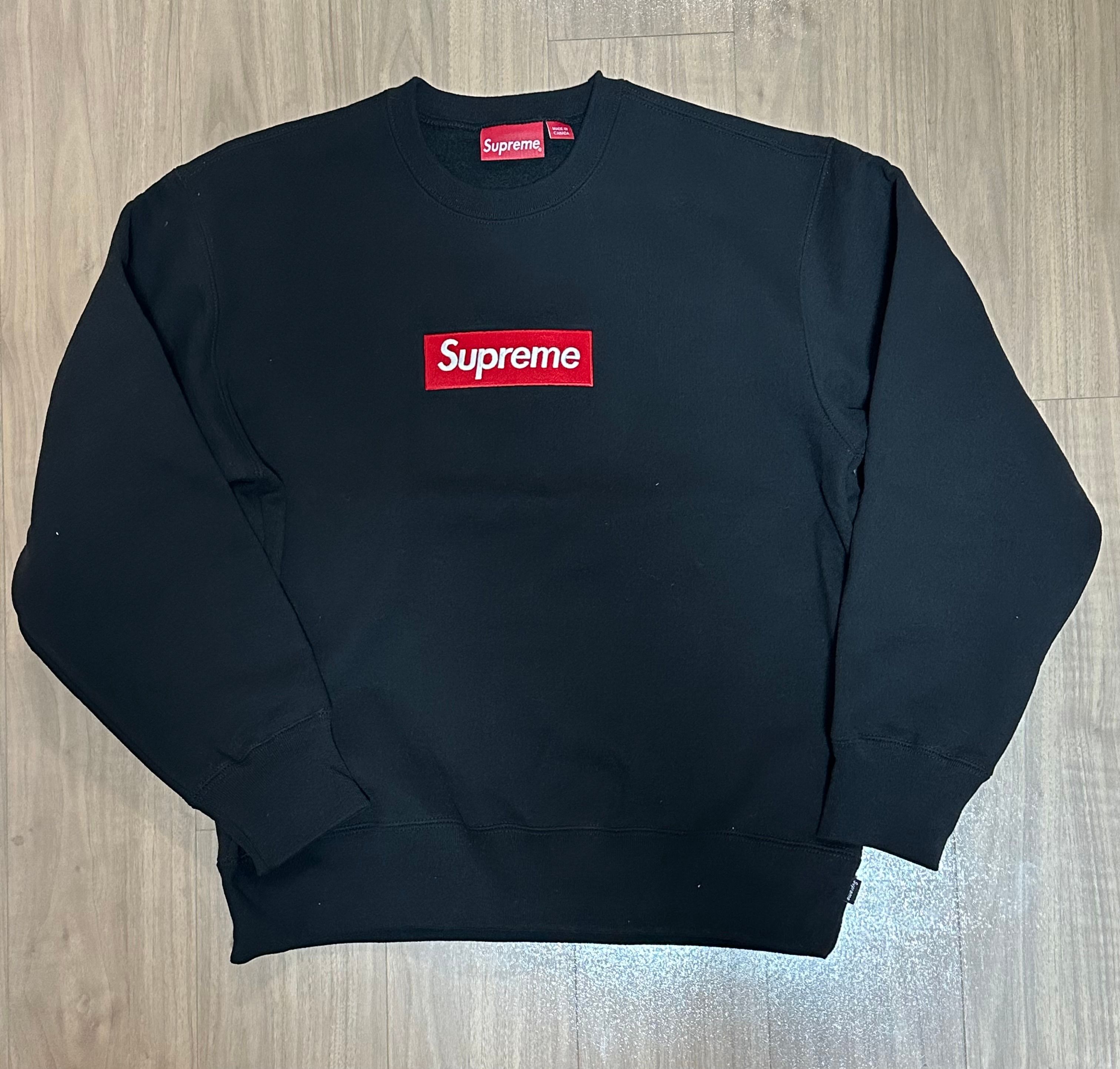 Supreme Box Logo Crewneck "Black" (22FW)