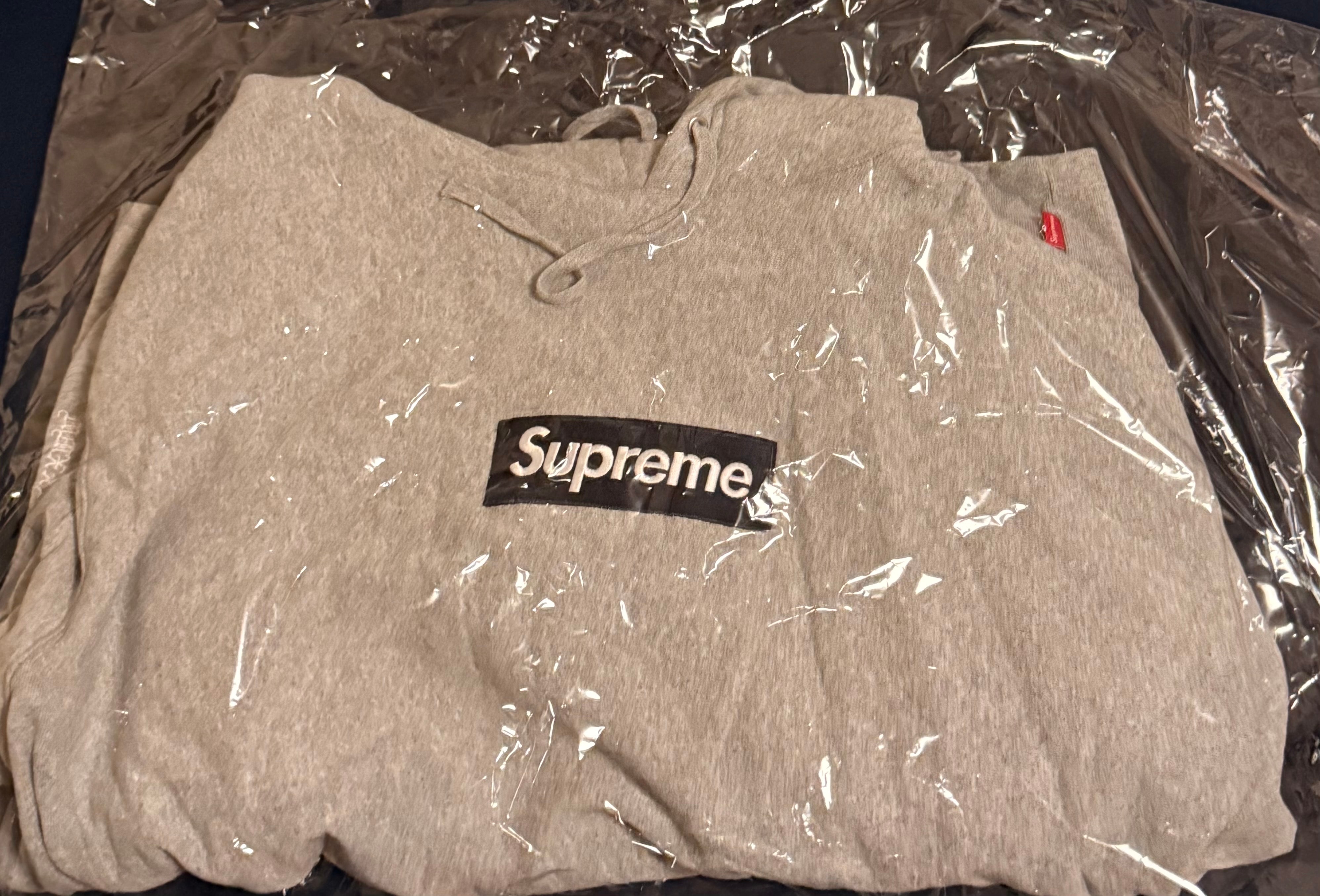 Supreme Box Logo Hooded Sweatshirt (25FW) "Heather Grey"