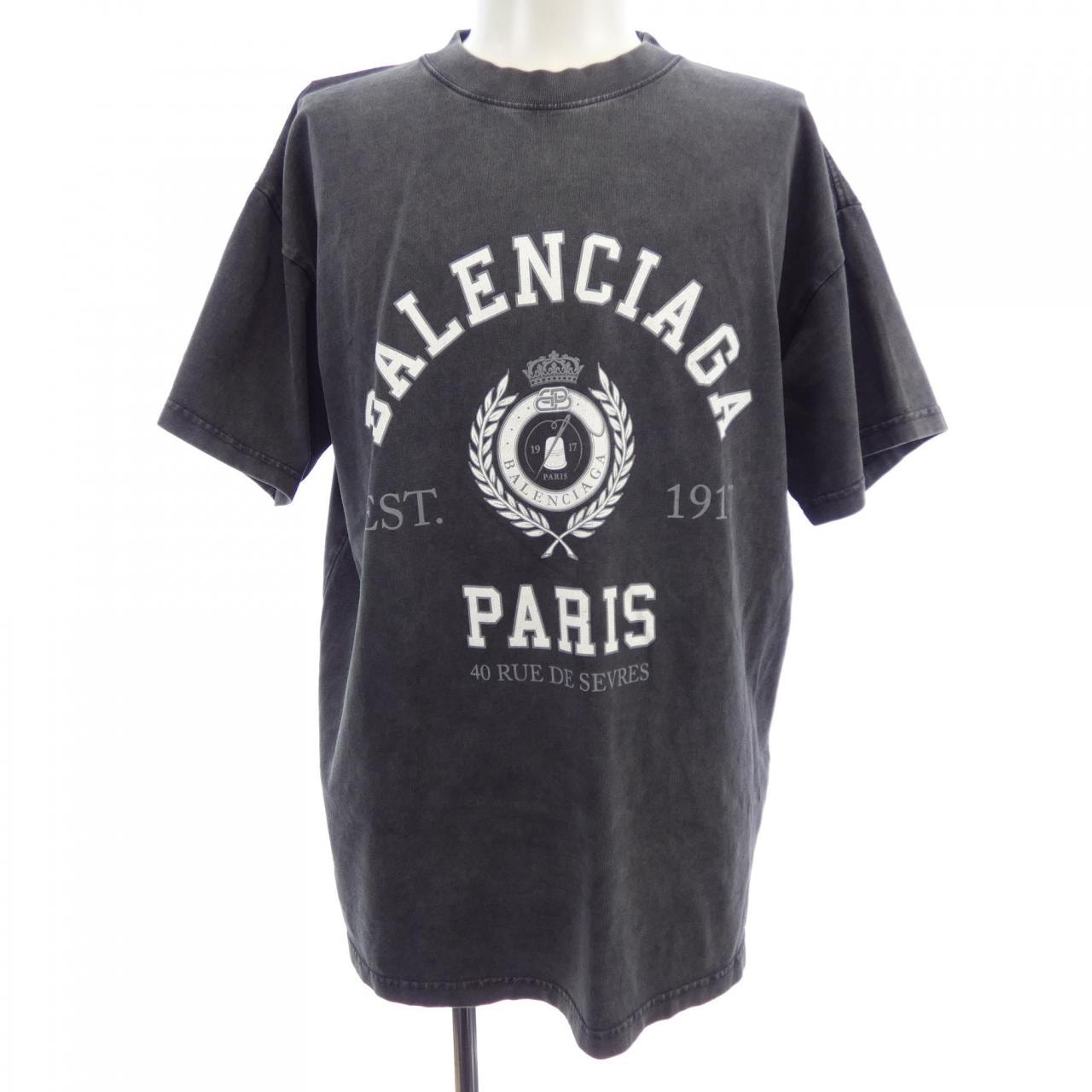 バレンシアガ BALENCIAGA 612965 TMV98 UNISEX Tシャツ