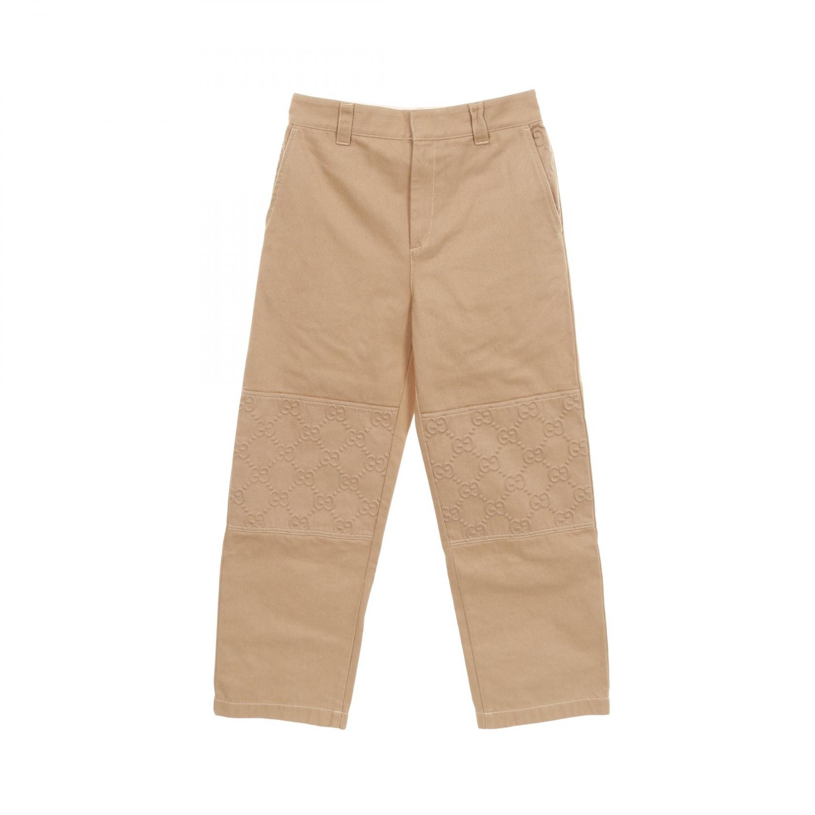 グッチ GUCCI GG柄 オーガニックデニムパンツ デニムパンツ 衣料品 ボトムス コットン メンズ ベージュ系 【中古】