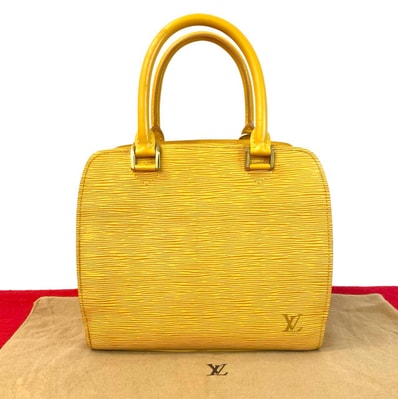 LOUIS VUITTON ルイヴィトン ポンヌフ エピ エピレザー ハンドバッグ イエロー
39539
