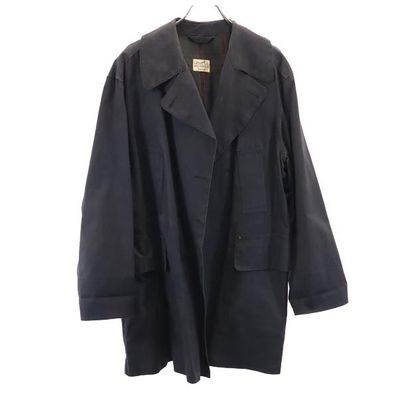 HERMES エルメス チェスターコート 黒