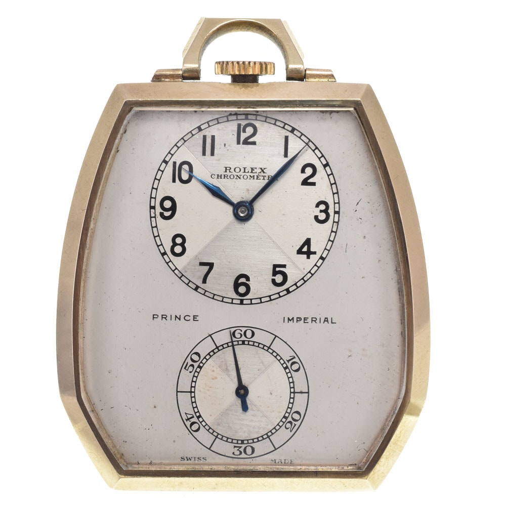 ロレックス ROLEX 1645 ヴィンテージ プリンス インペリアル シルバー 手巻き メンズ 良品 L#146926