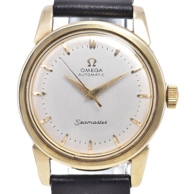 オメガ OMEGA 2846.13SC ヴィンテージ シーマスター Cal.501 シルバー 自動巻き メンズ 良品 腕時計 R#148444
