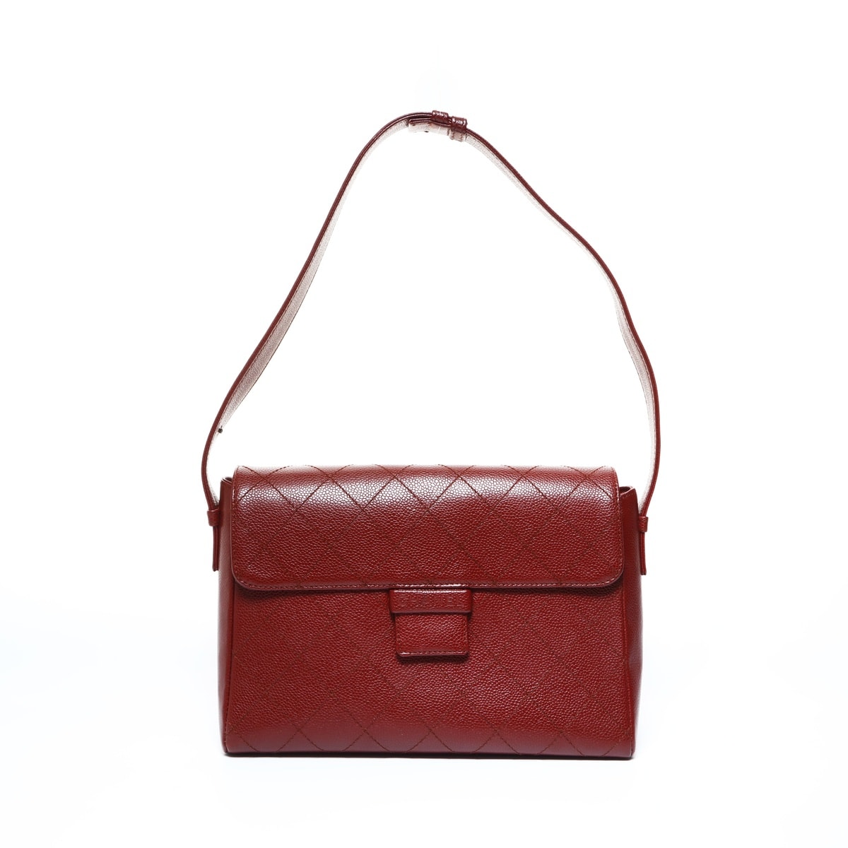 シャネル CHANEL 5番台 1997-1999 キャビア ワイルドステッチ カメラバッグ ワンショルダー ショルダーバッグ【中古】