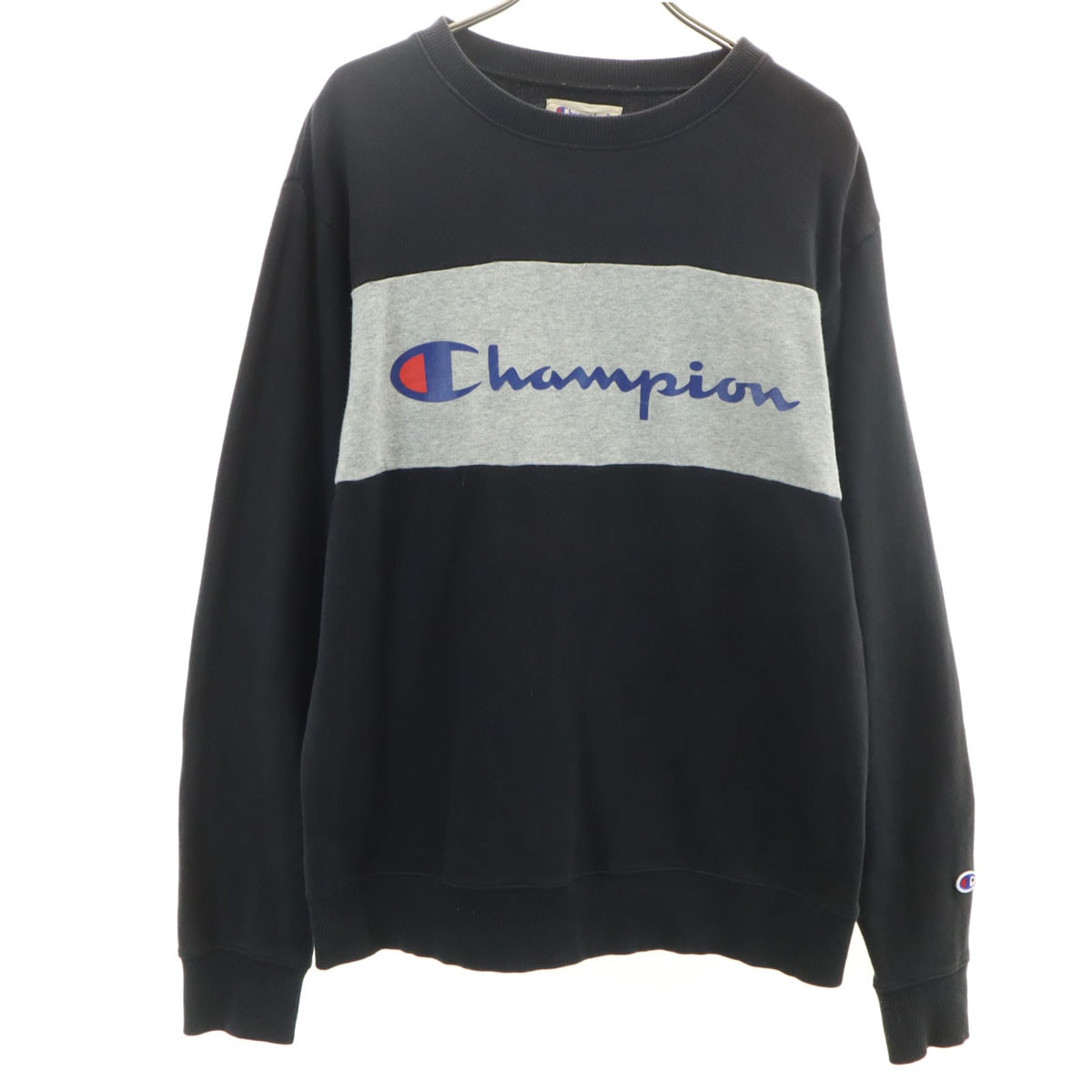 Champion チャンピオン 長袖 スウェット トレーナー M ブラック