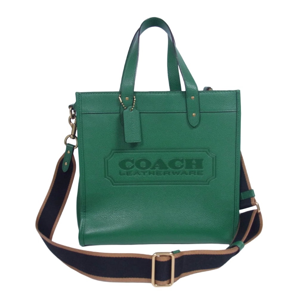 COACH コーチ その他バッグ A2139-C2781 フィールド  ウィズ トートバッグ グリーン系【中古】