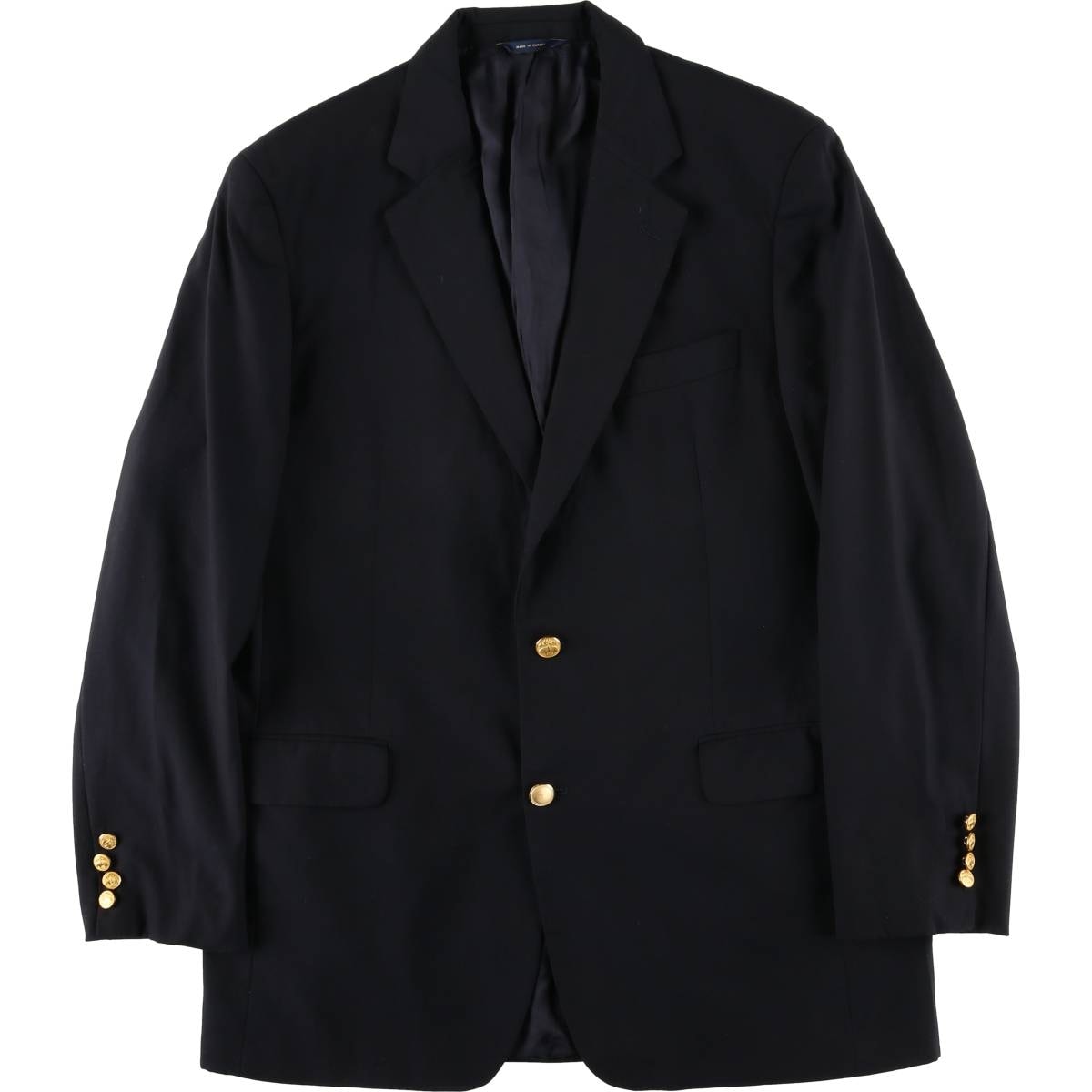 古着 ブルックスブラザーズ Brooks Brothers 紺ブレザー テーラードジャケット カナダ製 メンズL相当/eaa611513