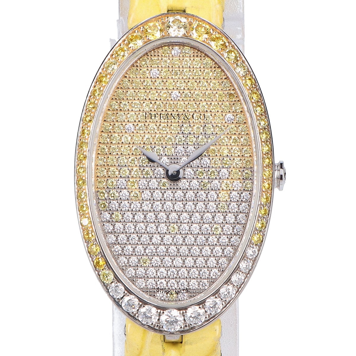 ティファニー 750WG カクテル グラデーション パヴェダイヤモンド クオーツ