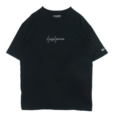 Yohji Yamamoto POUR HOMME ヨウジヤマモトプールオム NEW ERA ニューエラ HW-T38-082 ロゴ 半袖 Tシャツ カットソー ブラック系 6【中古】