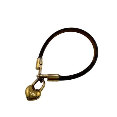 ルイヴィトン LOUIS VUITTON ブレスレット モノグラム クレイジーインロック M6451F ゴールド