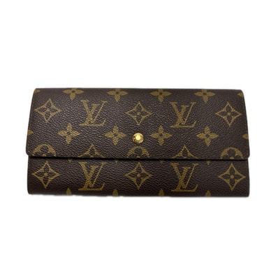 LOUIS VUITTON ルイヴィトン モノグラム ポルトモネクレディ M61723 長財布 ゴールド金具
