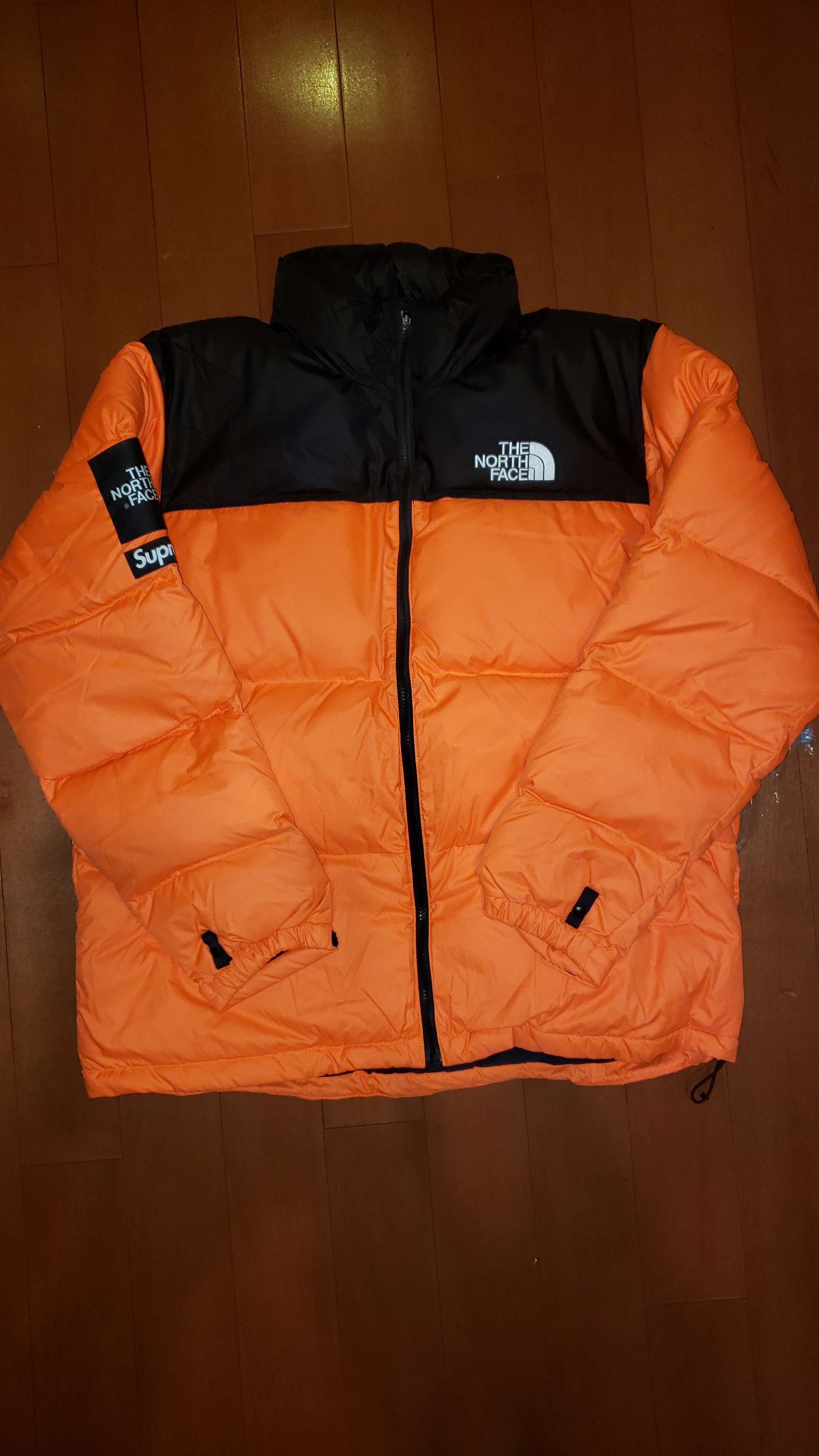 Supreme x The North Face Nuptse Jacket "White Paper Print"