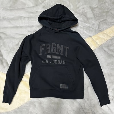 Air Jordan x Fragment Pullover Hoodie "Black"
