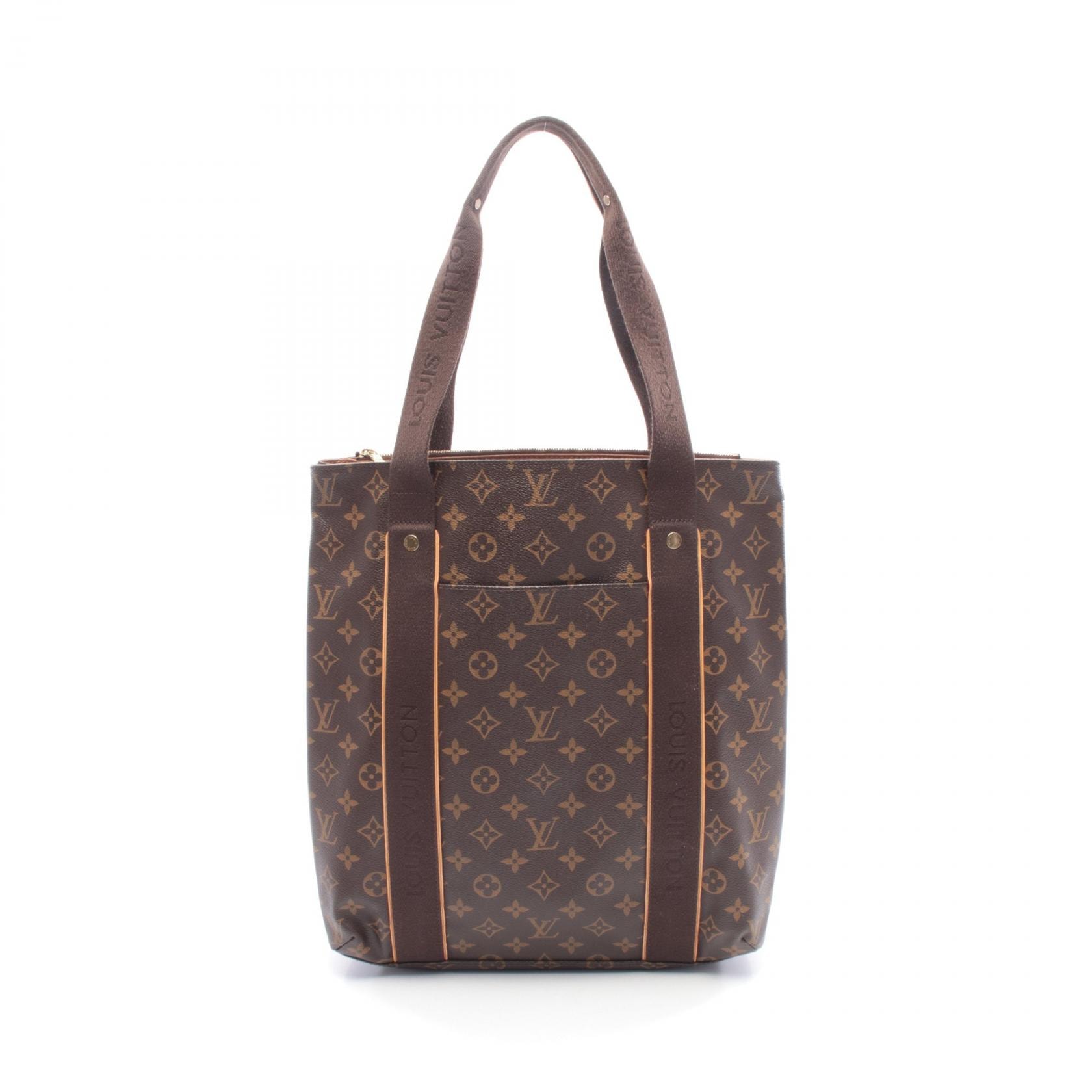 ルイ・ヴィトン LOUIS VUITTON カバ ボブール トートバッグ バッグ PVCコーティングキャンバス レザー モノグラム メンズ レディース ブラウン系 M53013 【中古】