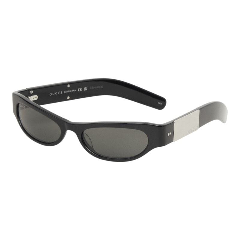 グッチ サングラス GG1635S ブラック シルバー アセテート メタル レディース GUCCI 中古