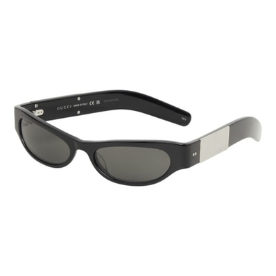 グッチ サングラス GG1635S ブラック シルバー アセテート メタル レディース GUCCI 中古
