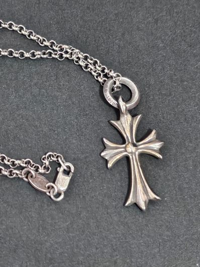 Chrome Hearts Tiny CH Cross Charm "Silver"