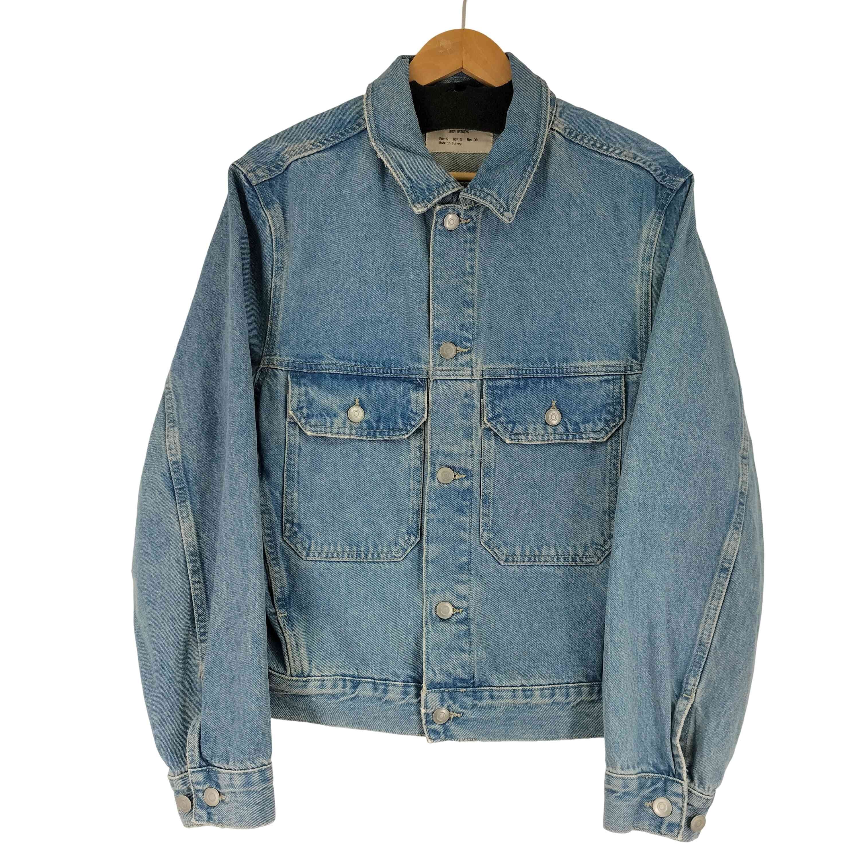 CROPPED FIT DENIM JAKET【1143237216659】