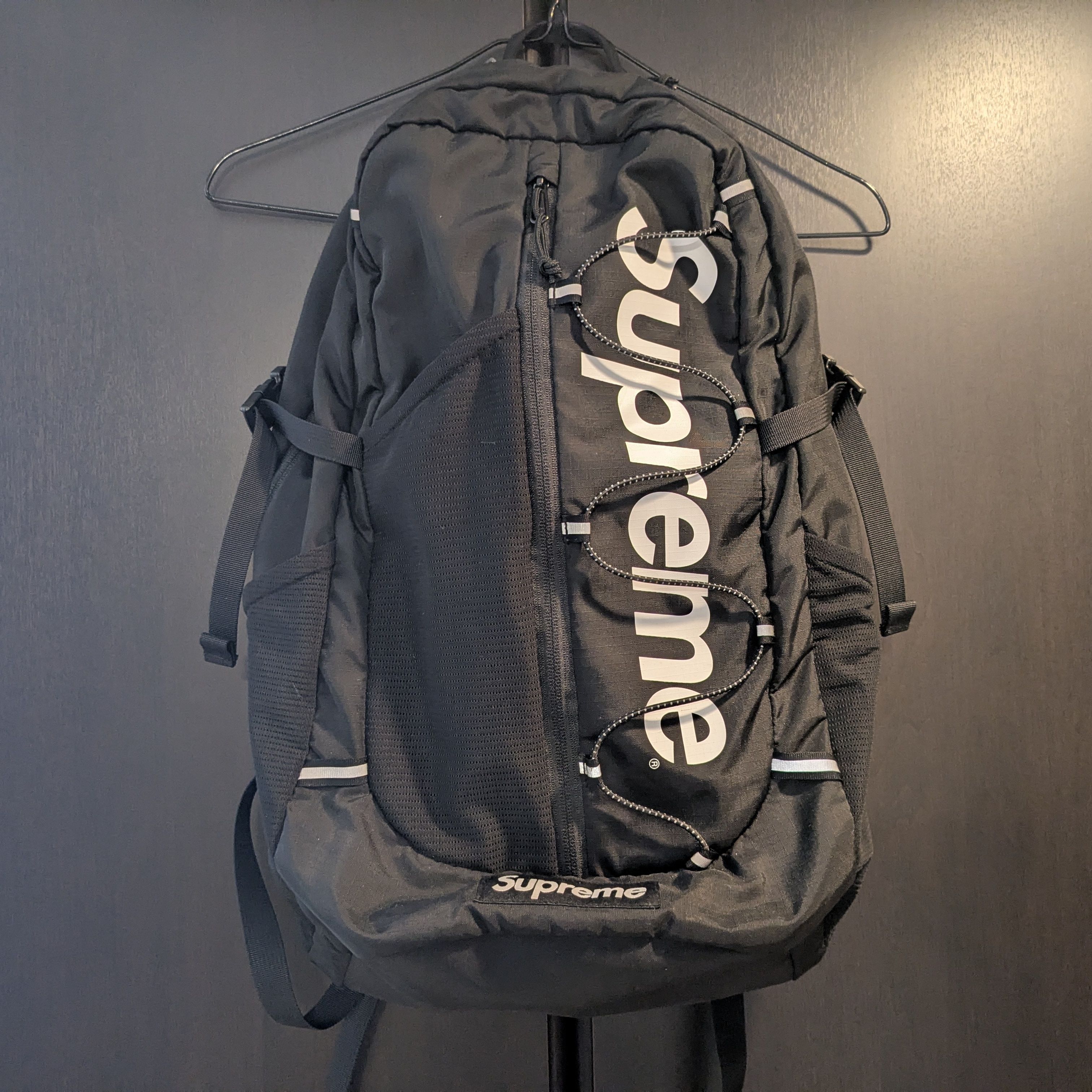 Supreme 2017SS Backpack "Black"