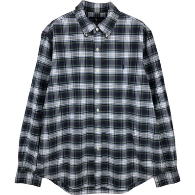 古着 ラルフローレン Ralph Lauren 長袖 ボタンダウンチェックシャツ メンズL相当/eaa616027
