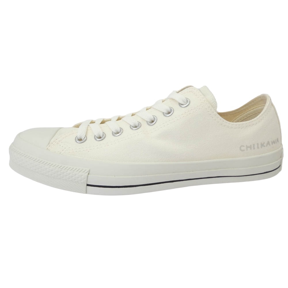 CONVERSE コンバース スニーカー 1SE427 × ちいかわ ALL STAR MC OX CHIIKAWA オールスター スニーカー オフホワイト系 27.5cm【新古品】【未使用】【中古】