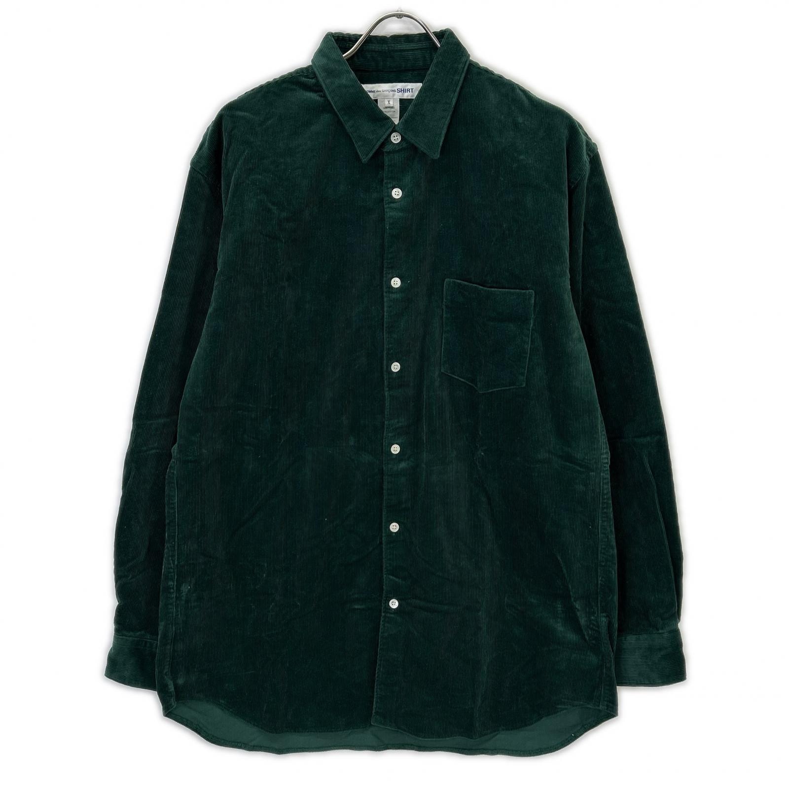 コムデギャルソンシャツ 19AW W27007 コーデュロイシャツ X