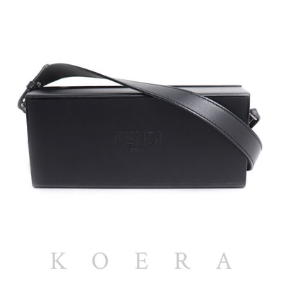 FENDI フェンディ ボックス ショルダーバッグ ブラック 7VA520 ユニセックス【中古】