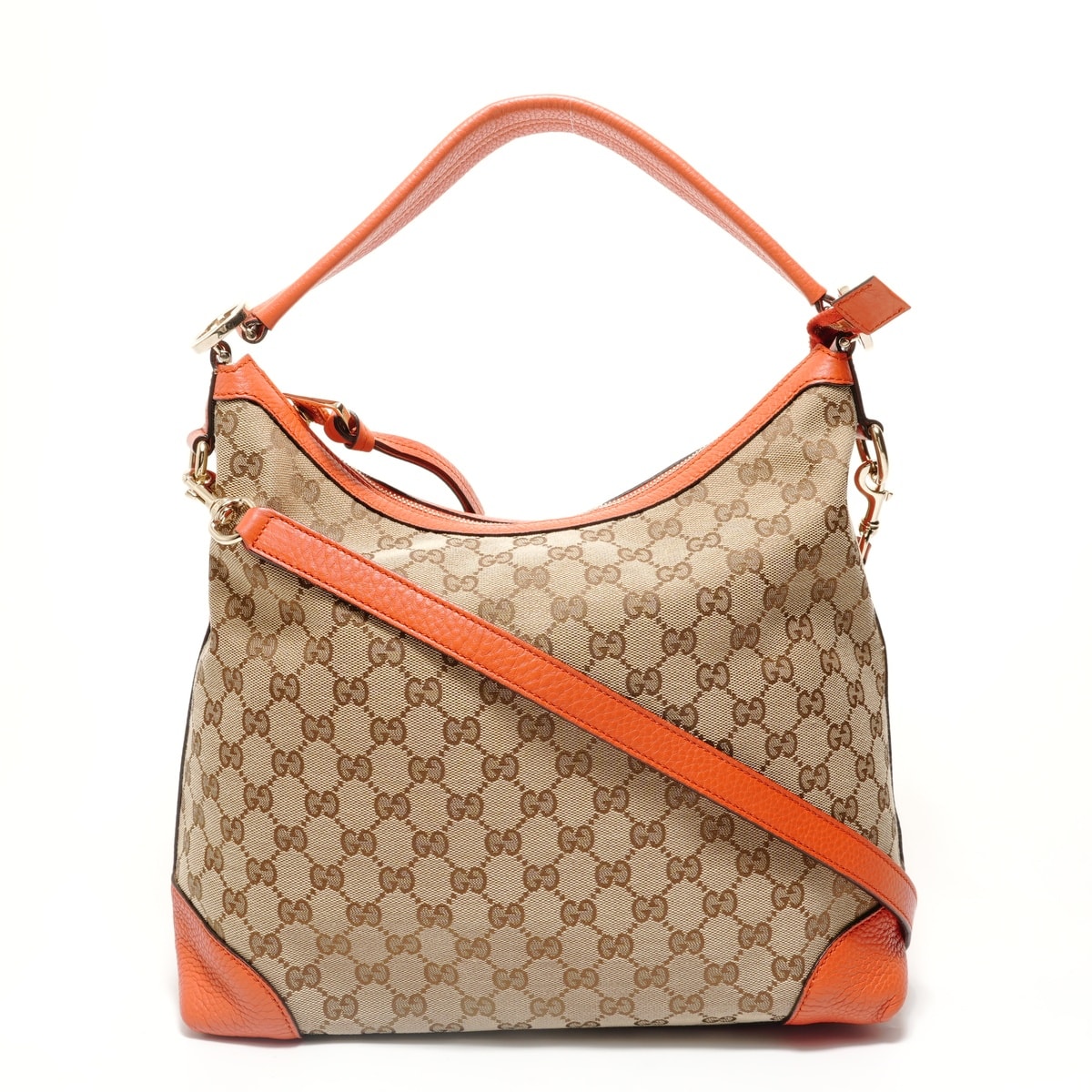 グッチ GUCCI ホーボー 2WAY GGキャンバス ショルダーバッグ【中古】
