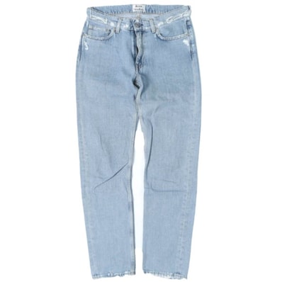 Acne Studios アクネストゥディオズ イタリア製 ダメージ加工5ポケットデニムパンツ 1577-343-1958 24 Indigo ジップフライ ジーンズ ボトムス g28227