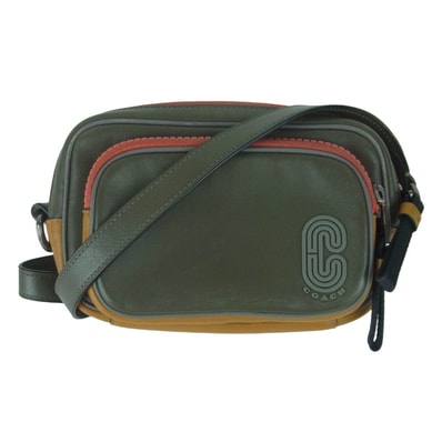 COACH コーチ G2061-5798 クロスボディ ミニショルダー バッグ レザー カーキ系 グレイッシュカーキ系【中古】