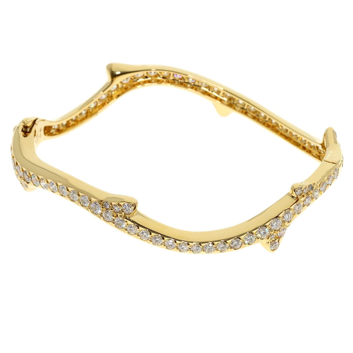 Dior ディオール ボワ ドゥ ローズ ダイヤモンド ブレスレット K18YG レディース [中古]