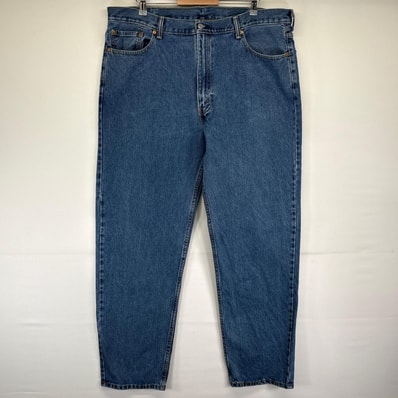 古着 リーバイス Levi's デニムパンツ 550 テーパード ジーンズ ジーパン 5ポケット 長ズボン w42 L34 ブルー メンズ