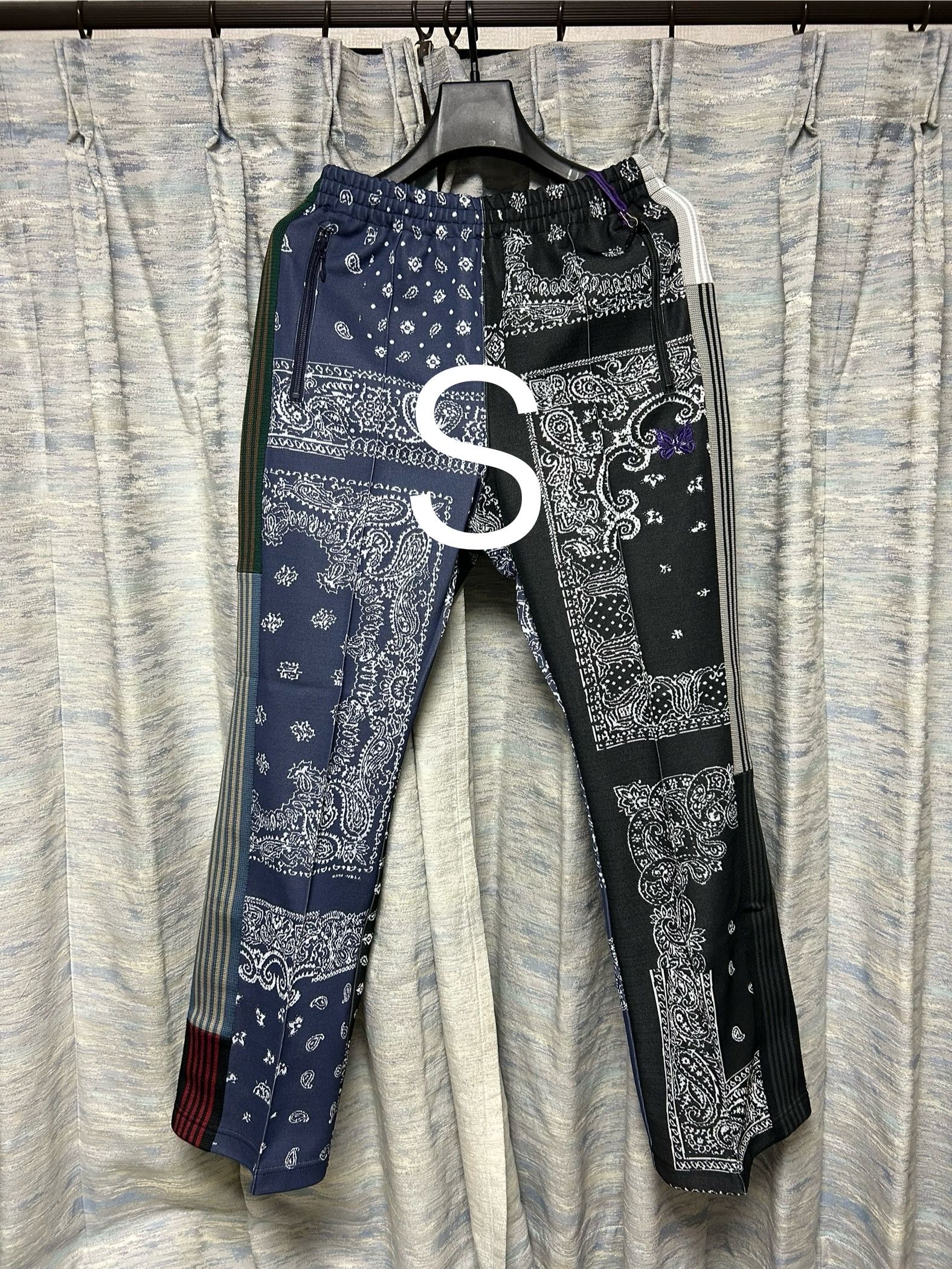 Needles x MIYAGIHIDETAKA Boot-Cut Track Pant - Poly Jq. "Paisley"