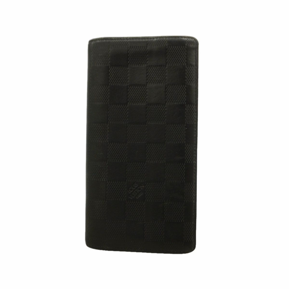 【6ke5774】ルイヴィトン 長財布 ダミエ・アンフィニ ポルトフォイユブラザ N63010 オニキス【中古】メンズ