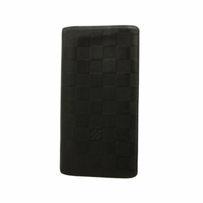 【6ke5774】ルイヴィトン 長財布 ダミエ・アンフィニ ポルトフォイユブラザ N63010 オニキス【中古】メンズ
