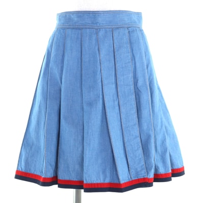 美品 モンクレール プリーツスカート GONNA レディース 38 D10932561500