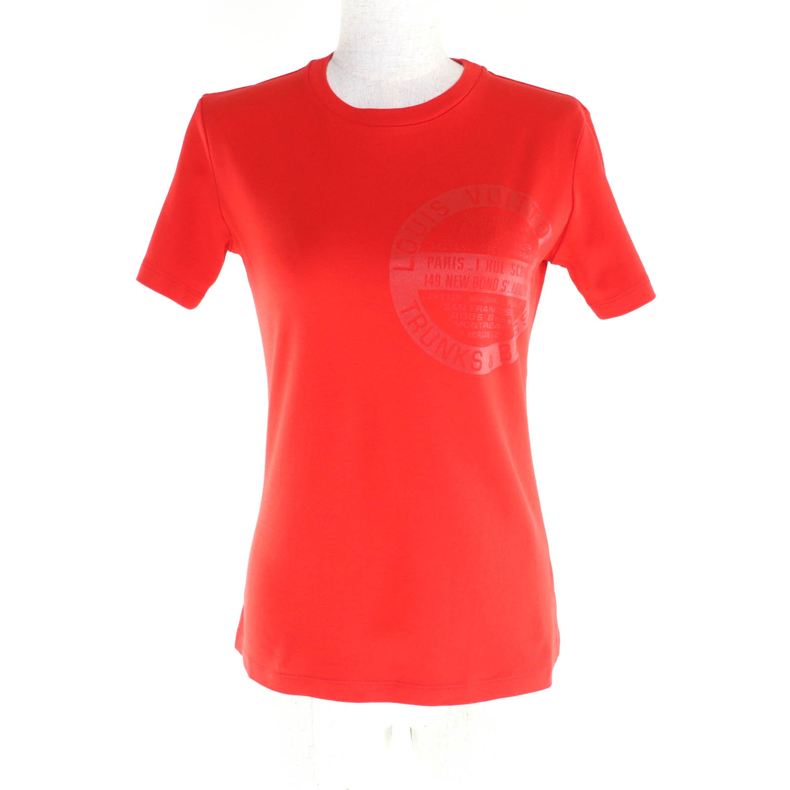 極美品 ルイヴィトン 半袖Tシャツ レッド レディース XS
