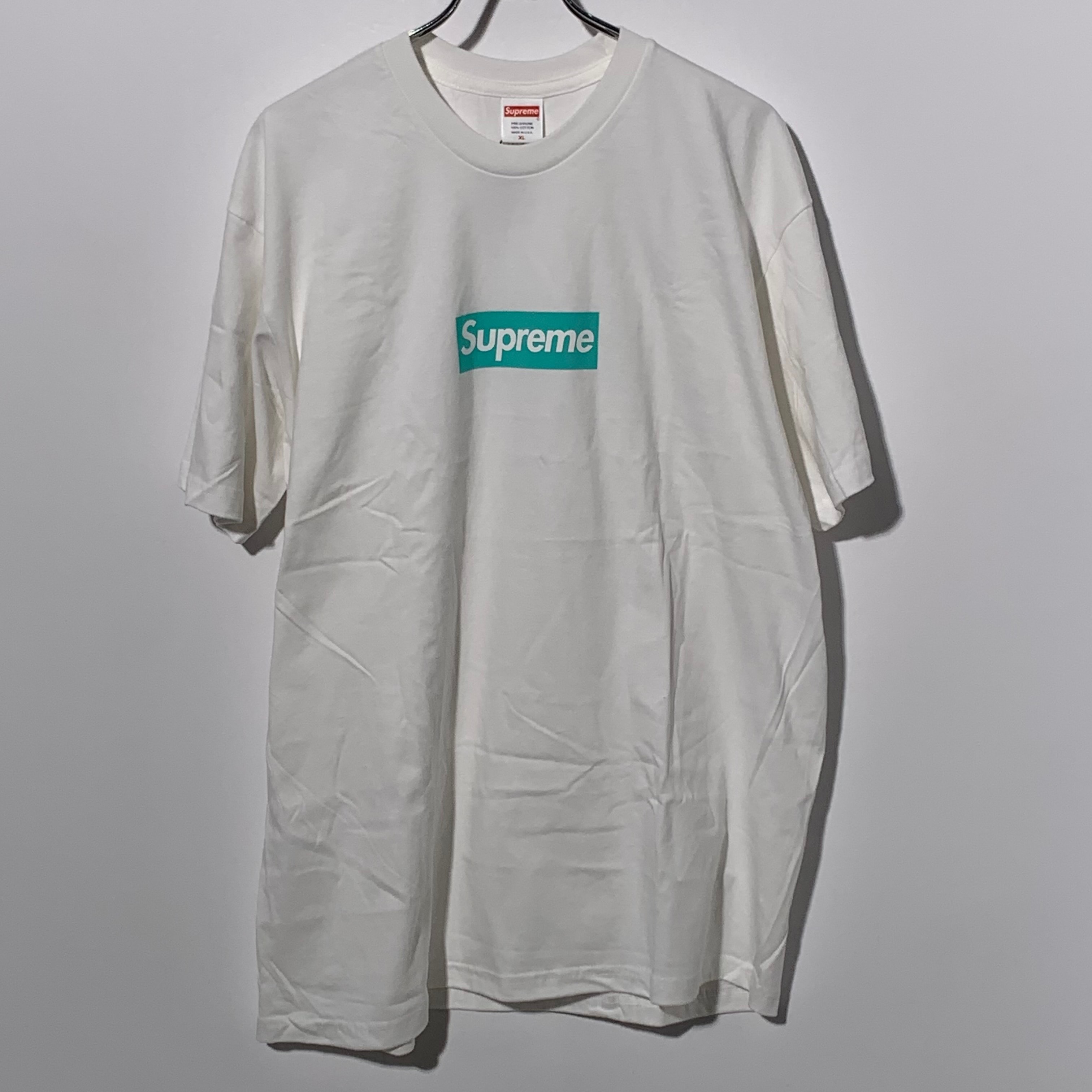 シュプリーム / ティファニー ボックス ロゴ Tシャツ "ホワイト"