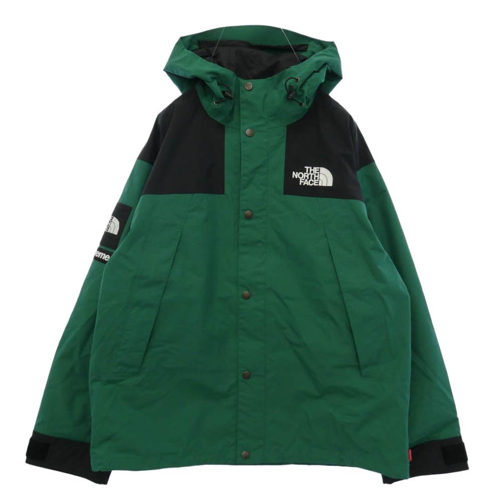 Supreme シュプリーム 24AW NP02402I x The North Face Raymond Pettibon Mountain Jacket Green  ザノースフェイス ペティボン マウンテンジャケット グリーン系 ブラック系 M【中古】