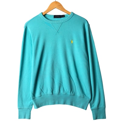 古着 ラルフローレン Ralph Lauren POLO RALPH LAUREN ワンポイントロゴスウェットシャツ トレーナー メンズS相当/eaa570676