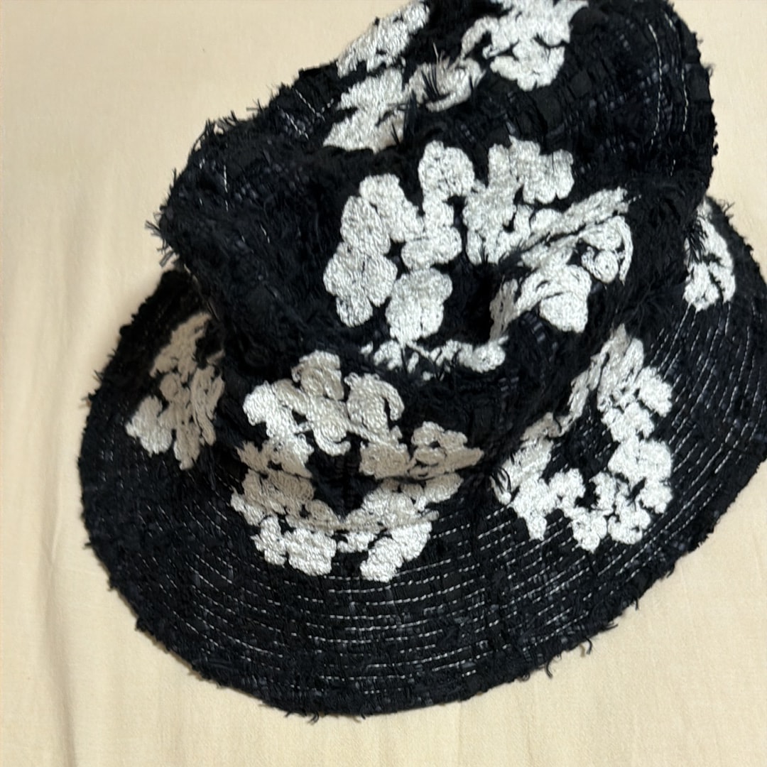 READYMADE x Denim Tears Cotton Wreath Tweed Bucket Hat 