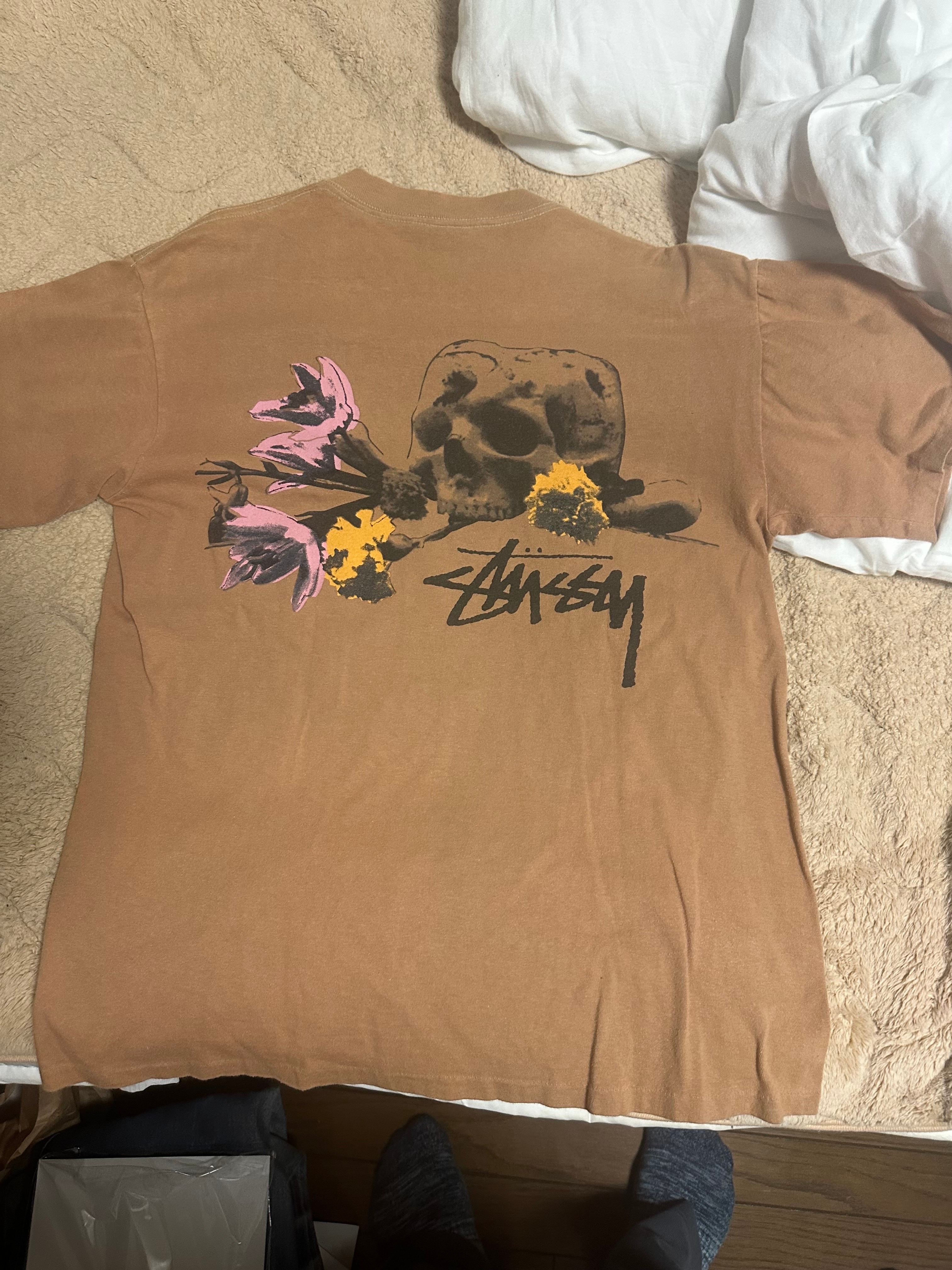 B (目立った傷や汚れなし)】old stussy BEAUTY AND THE BEAST Mの