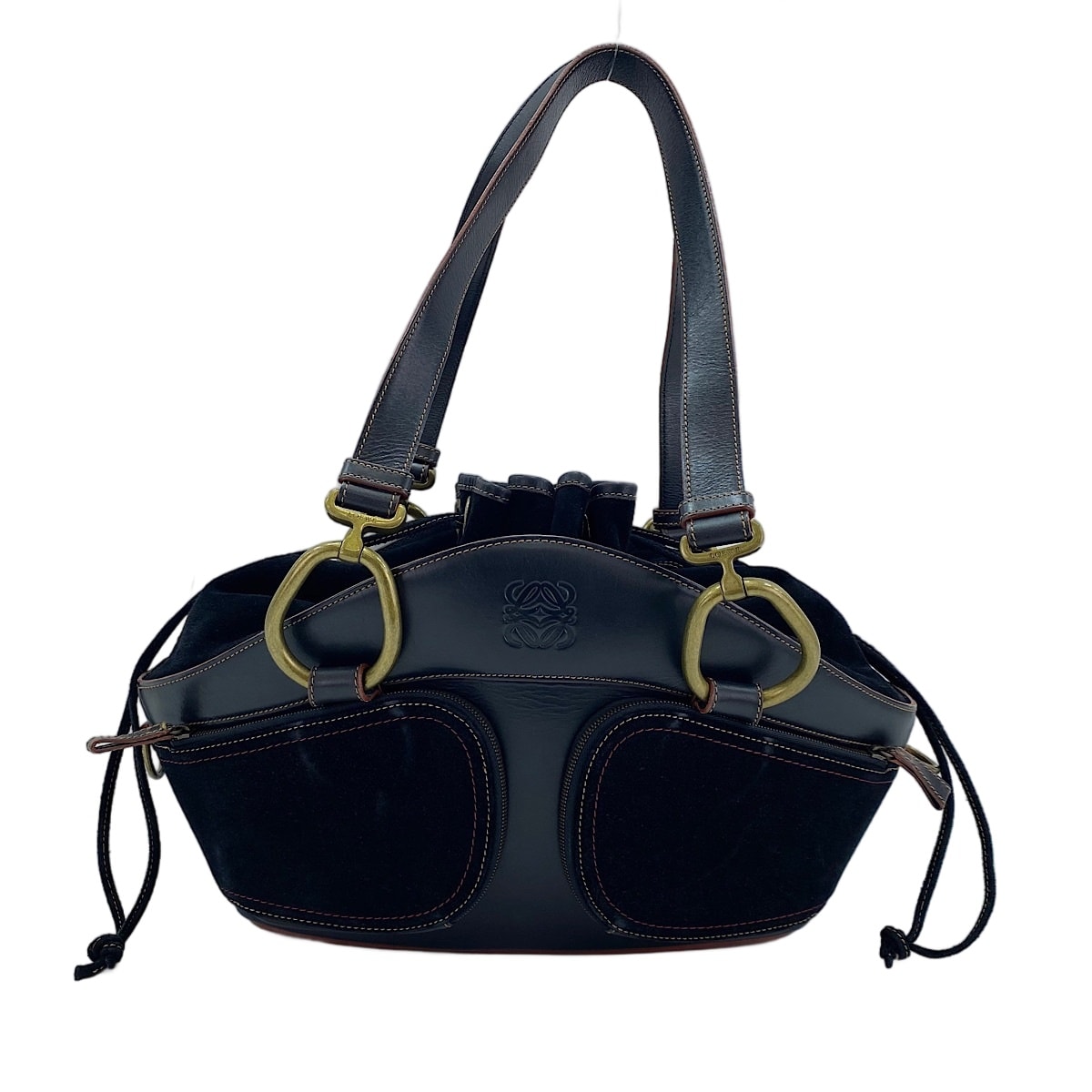 ロエベ LOEWE アナグラム ショルダーバッグ【中古】