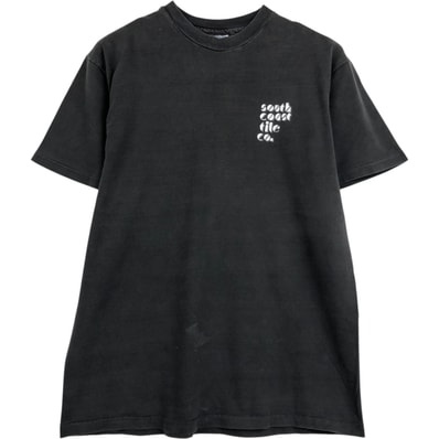 古着 80年代 ヘインズ Hanes SOUTH COAST TILE Co. アドバタイジングTシャツ USA製 メンズL相当 ヴィンテージ/eaa649576