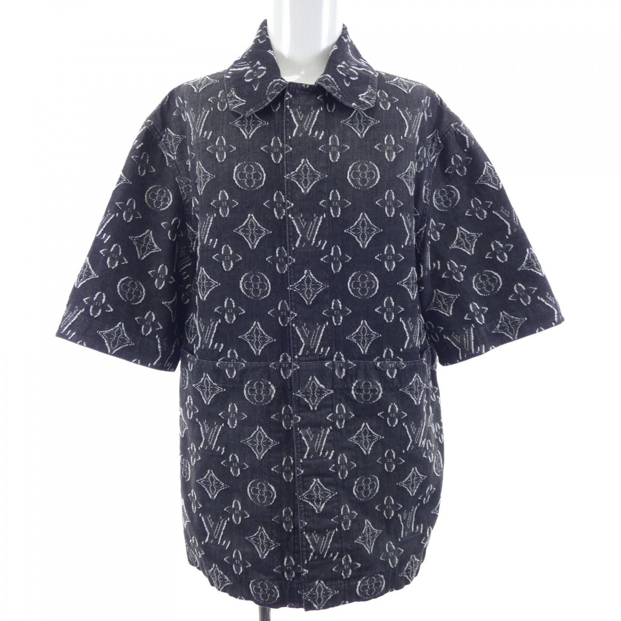 ルイヴィトン LOUIS VUITTON モノグラムショートスリーブシャンブレーシャツ HPS73WARS S/Sシャツ