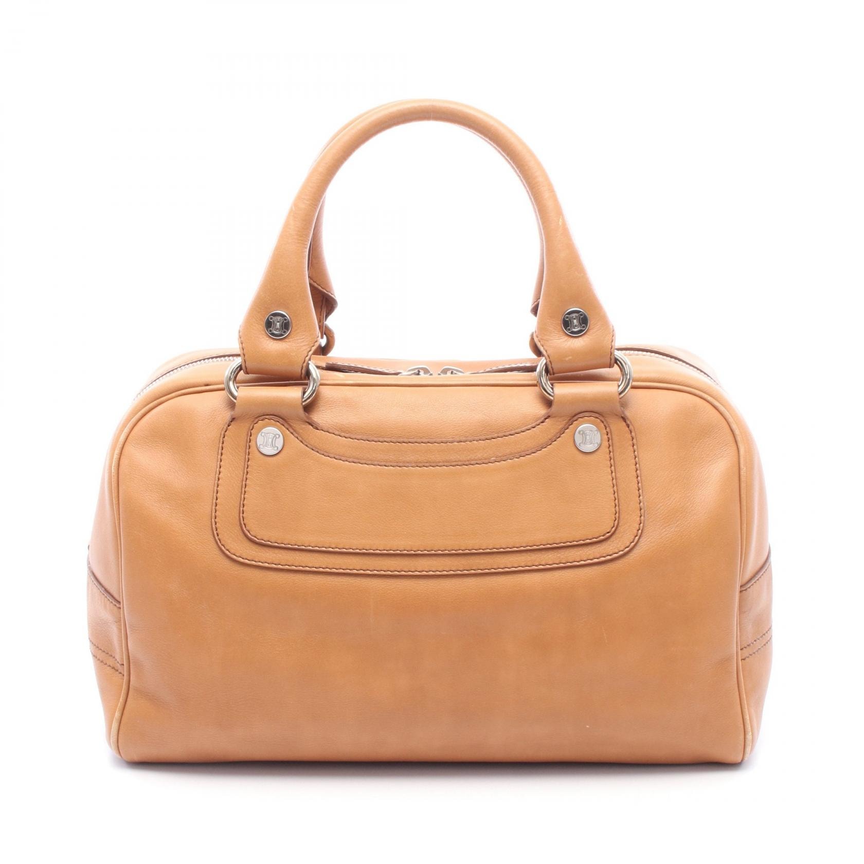 セリーヌ CELINE ブギーバッグ ハンドバッグ バッグ レザー レディース ブラウン系 【中古】