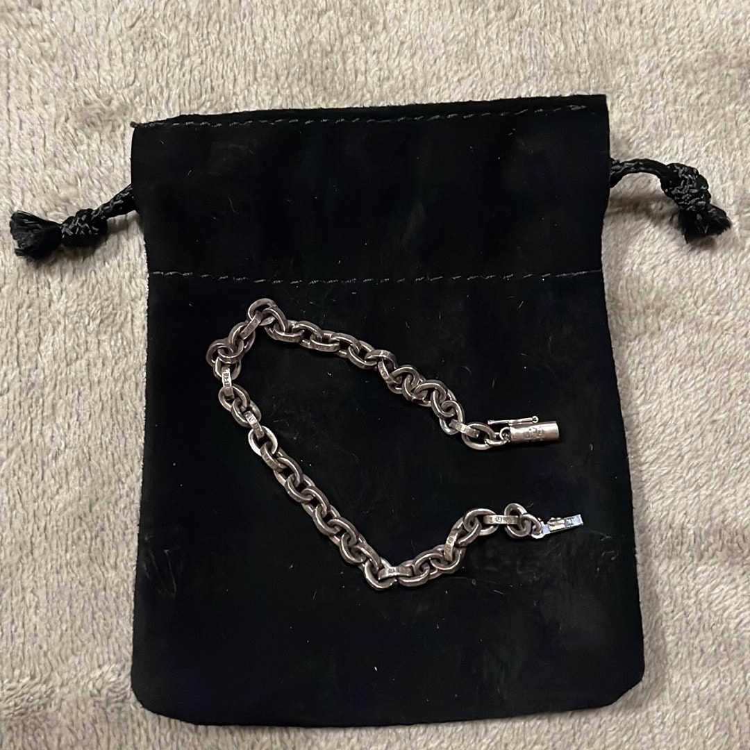 Chrome Hearts Paper Chain Bracelet "Silver"