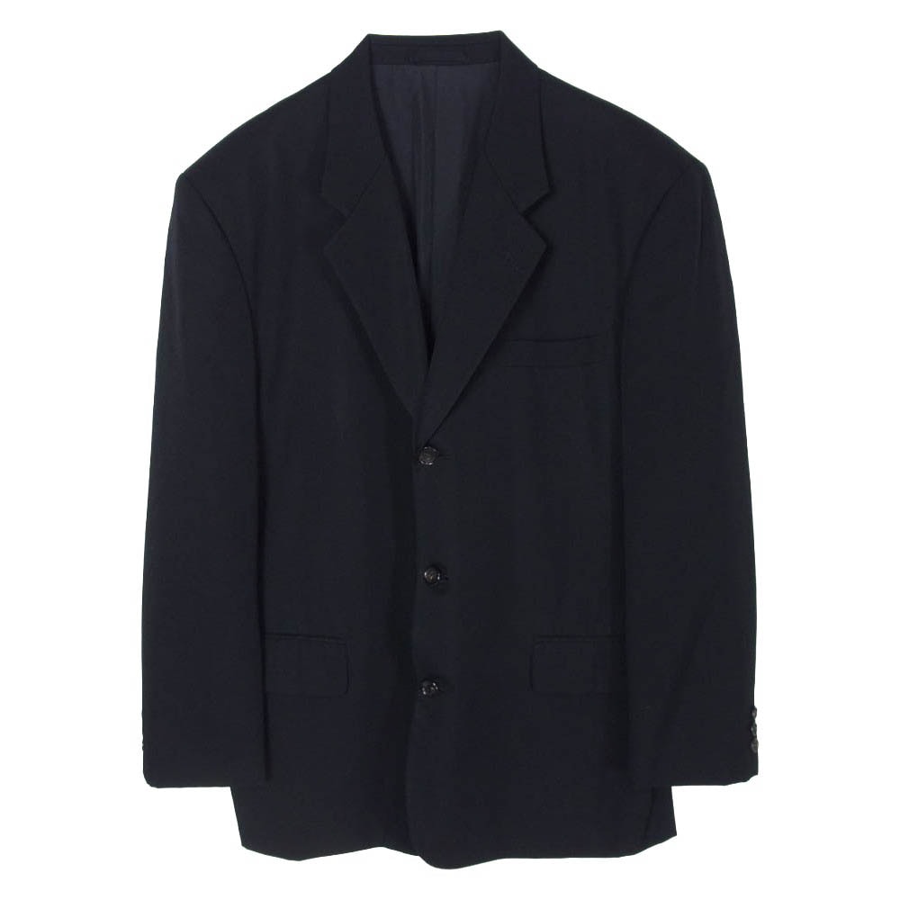 COMME des GARCONS HOMME コムデギャルソンオム HS-04002L AD1999 90s 田中オム 3B シングル テーラード ジャケット ブラック系 L【中古】